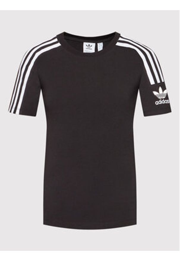 Adidas - adidas T-Shirt Tight Tee FM2592 Czarny Slim Fit. Kolor: czarny. Materiał: bawełna