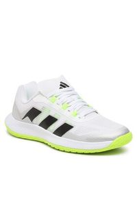 Adidas - adidas Buty Forcebounce Volleyball HP3362 Biały. Kolor: biały. Materiał: materiał. Sport: siatkówka #4
