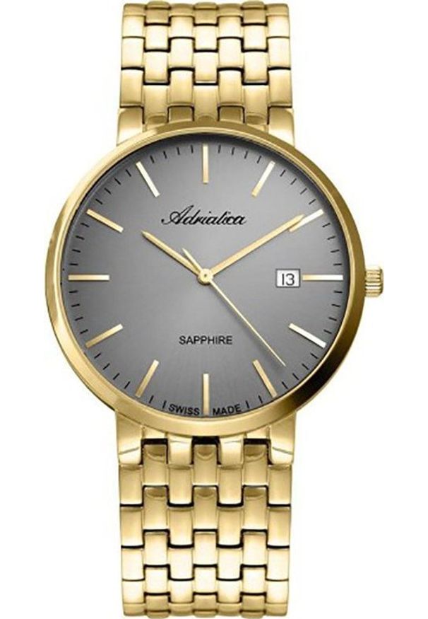 Zegarek Adriatica Zegarek damski Adriatica A3181.1117Q złoty. Kolor: złoty