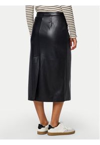 Pieces Spódnica z imitacji skóry Neeth 17151696 Czarny Regular Fit. Kolor: czarny. Materiał: skóra #6
