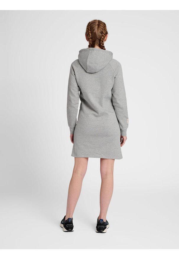 Damska bluza z kapturem Hummel dress. Typ kołnierza: kaptur. Kolor: szary