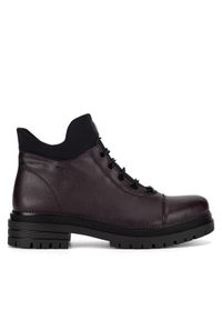 Rieker Trzewiki Y3163-35 Brązowy. Kolor: brązowy. Materiał: materiał #1