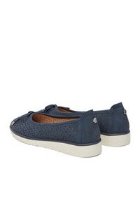 Go Soft Baleriny CEO-WYL3650-2 Granatowy. Kolor: niebieski. Materiał: materiał #2