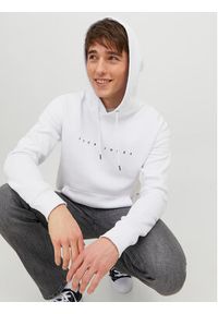 Jack & Jones - Jack&Jones Bluza 12233972 Biały Relaxed Fit. Kolor: biały. Materiał: syntetyk, bawełna