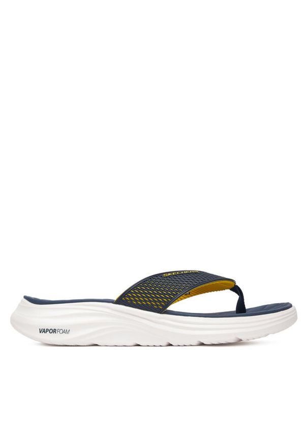 skechers - Skechers Japonki Vapor Foam Sandal-Sayto 232894/NVYL Granatowy. Kolor: niebieski. Materiał: materiał
