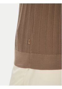 Michael Kors Polo CT560GT469 Brązowy Regular Fit. Typ kołnierza: polo. Kolor: brązowy. Materiał: bawełna #3