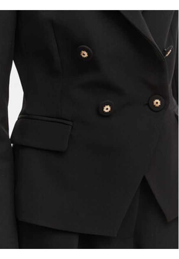 Rinascimento Marynarka CFC0127894003 Czarny Slim Fit. Kolor: czarny. Materiał: syntetyk