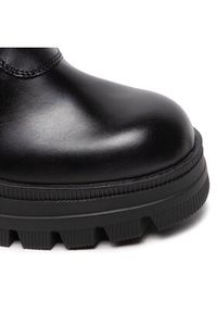 Calvin Klein Jeans Botki Chunky Heeled Boot W/Zip YW0YW00728 Czarny. Kolor: czarny. Materiał: skóra #6