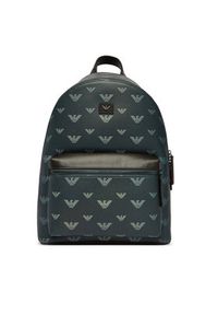 Emporio Armani Plecak EM005666 AF23972 MB542 Granatowy. Kolor: niebieski. Materiał: skóra #4