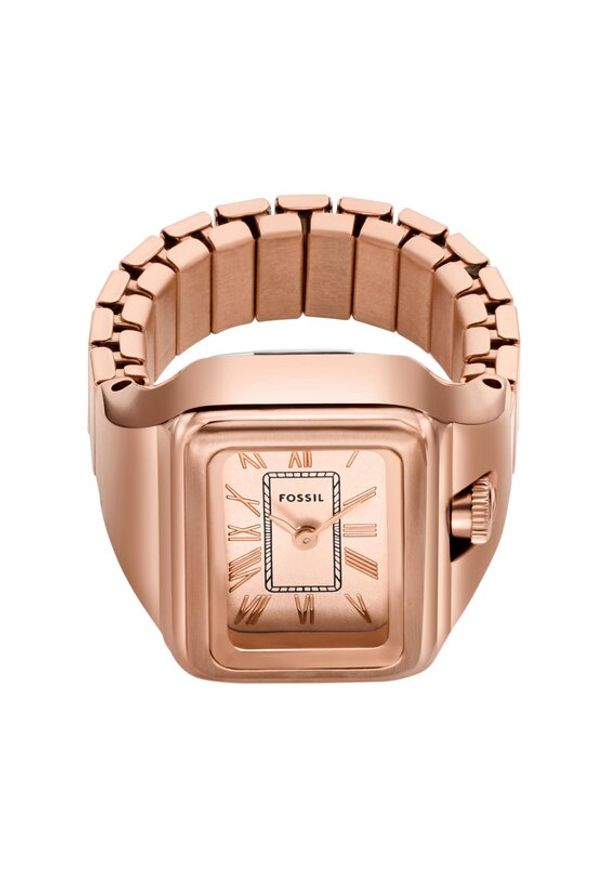 Fossil Zegarek Watch Ring ES5345 Różowy. Kolor: różowy