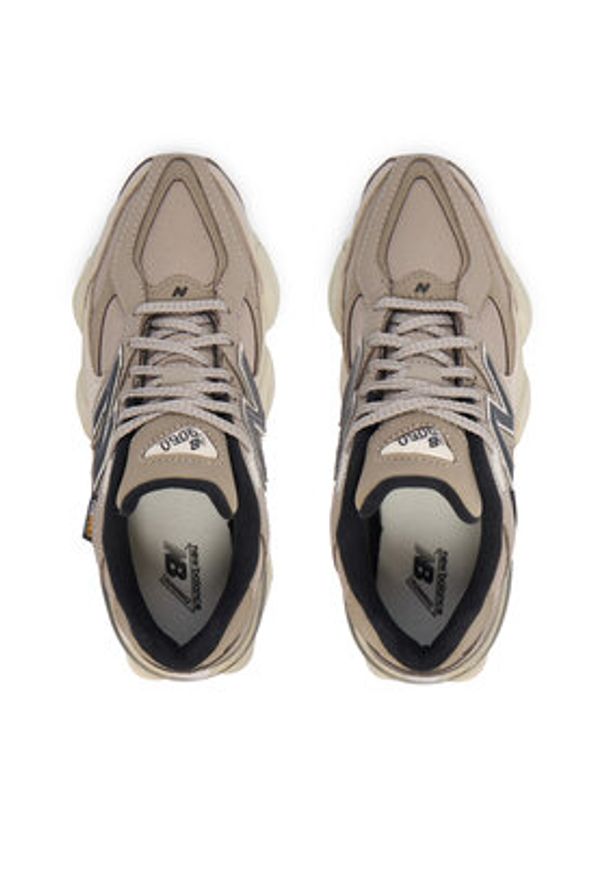 New Balance Sneakersy U9060ORD W Brązowy. Kolor: brązowy. Materiał: zamsz, skóra
