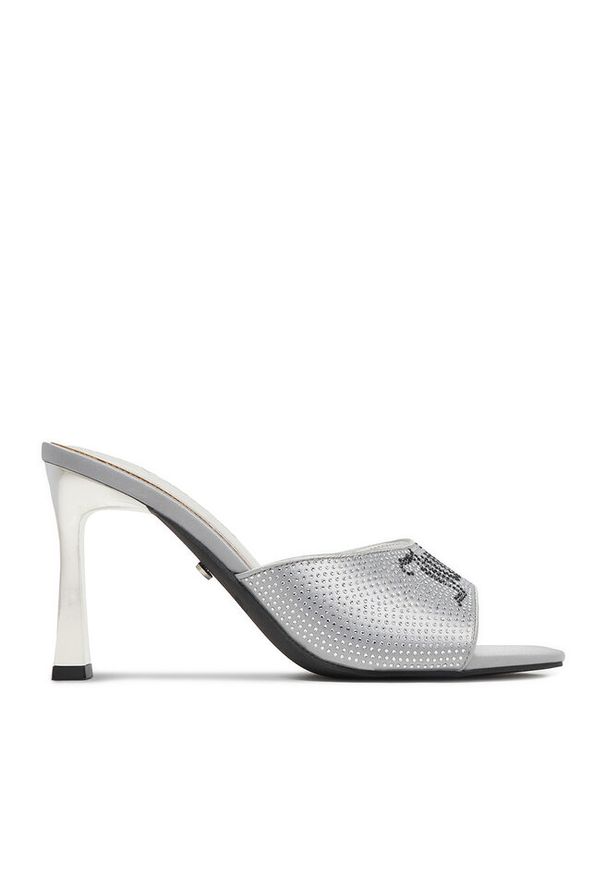 Klapki Juicy Couture. Kolor: srebrny