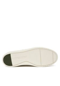 TOMMY HILFIGER - Tommy Hilfiger Półbuty Casual Suede Stitch Toe Hybrid FM0FM05707 Beżowy. Okazja: na co dzień. Kolor: beżowy. Materiał: skóra, zamsz. Styl: casual #3