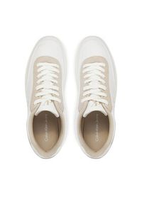 Calvin Klein Jeans Sneakersy Classic Cupsole Mg Canvas YM0YM01218 Biały. Kolor: biały. Materiał: materiał