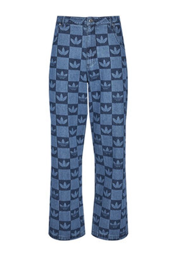 Adidas - adidas Jeansy JY2993 Niebieski Regular Fit. Kolor: niebieski