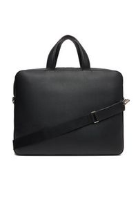 Calvin Klein Torba na laptopa Micro Pebble Slim Briefcase 36 LV04D3012G Czarny. Kolor: czarny. Materiał: skóra #6