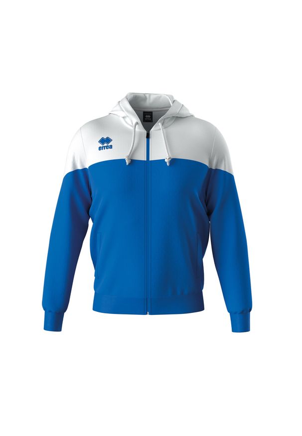ERREA - Bluza z kapturem dla dzieci Errea Ben. Typ kołnierza: kaptur. Kolor: biały, niebieski, wielokolorowy. Materiał: poliester, bawełna