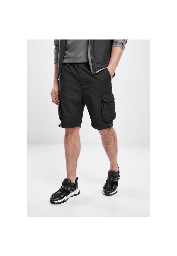 Szorty Urban Classics double pocket cargo. Kolor: czarny. Długość: krótkie. Sezon: lato