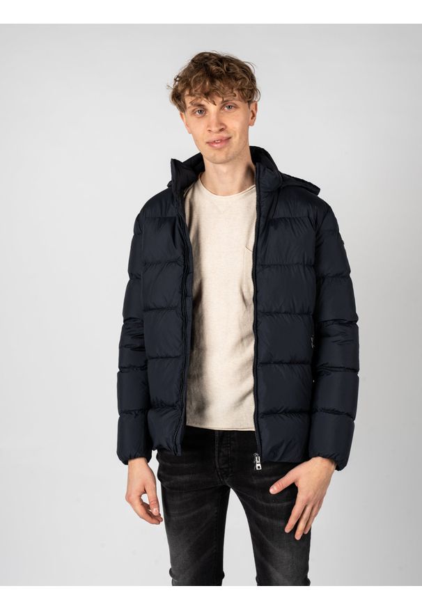 Geox Kurtka "Nettuno" | M2626J T2936 | Mężczyzna | Granatowy. Okazja: na co dzień. Kolor: niebieski. Materiał: poliester. Styl: casual