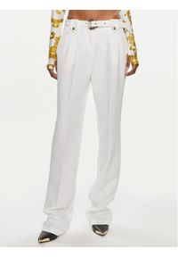 Versace Jeans Couture Spodnie materiałowe 76HAA111 Biały Slim Fit. Kolor: biały. Materiał: syntetyk #1