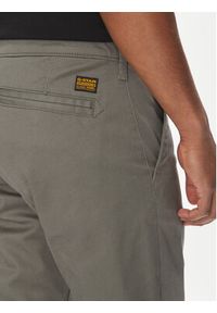 G-Star RAW - G-Star Raw Chinosy Chino 3.0 D25179-C105 Szary Skinny Fit. Kolor: szary. Materiał: bawełna #4
