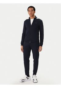 EA7 Emporio Armani Dres 7M001601 AF20845 UB102 Granatowy Regular Fit. Kolor: niebieski. Materiał: bawełna #1