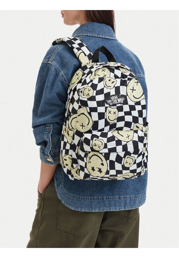 Vans Plecak C-OLD SKOOL GROM BACKPACK VN000H56YB2 Kolorowy. Materiał: materiał. Wzór: kolorowy
