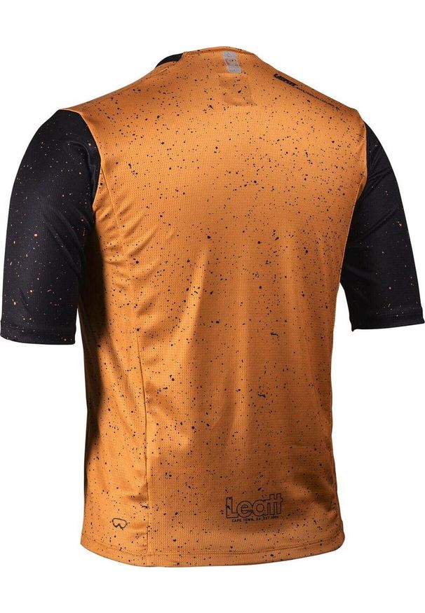 Koszulka rowerowa dziecięca LEATT Jersey MTB Enduro 3.0 Junior. Kolor: czerwony, brązowy, wielokolorowy. Materiał: jersey. Sport: kolarstwo