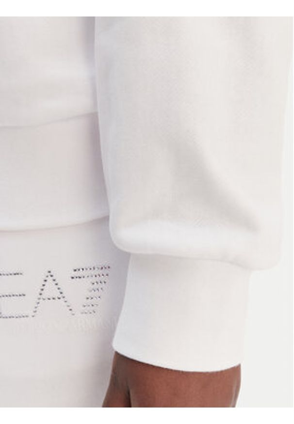 EA7 Emporio Armani Bluza 7W000953 AF15831 U0002 Biały Regular Fit. Kolor: biały. Materiał: bawełna