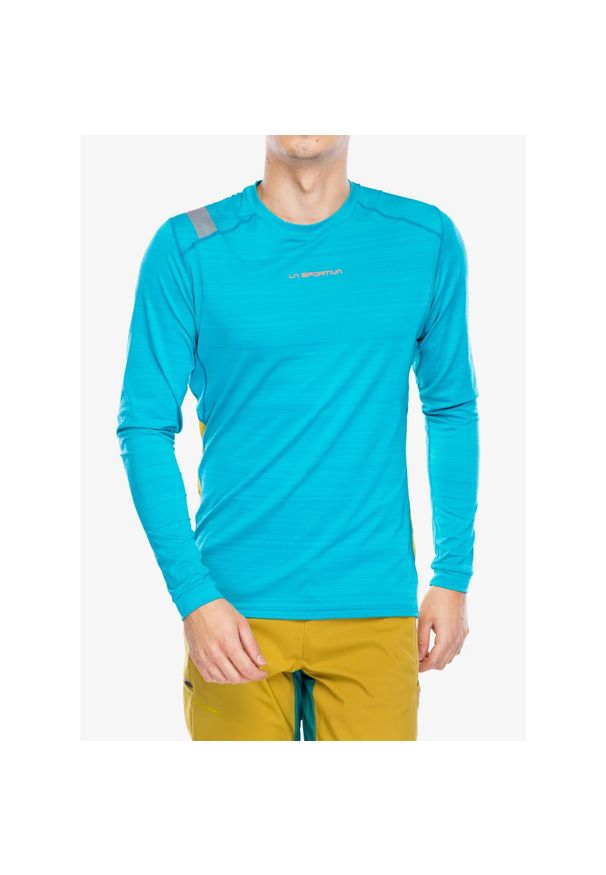 LA SPORTIVA - Bluza termoaktywna męska La Sportiva Tour Long Sleeve. Kolor: niebieski. Długość rękawa: długi rękaw