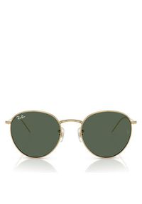 Ray-Ban Okulary przeciwsłoneczne Round Reverse 0RBR0103S 001/VR53 Złoty. Kolor: złoty