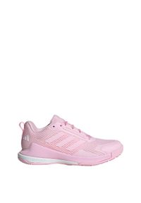 Adidas - Buty Novaflight 2 Indoor. Kolor: różowy. Materiał: materiał. Sport: siatkówka