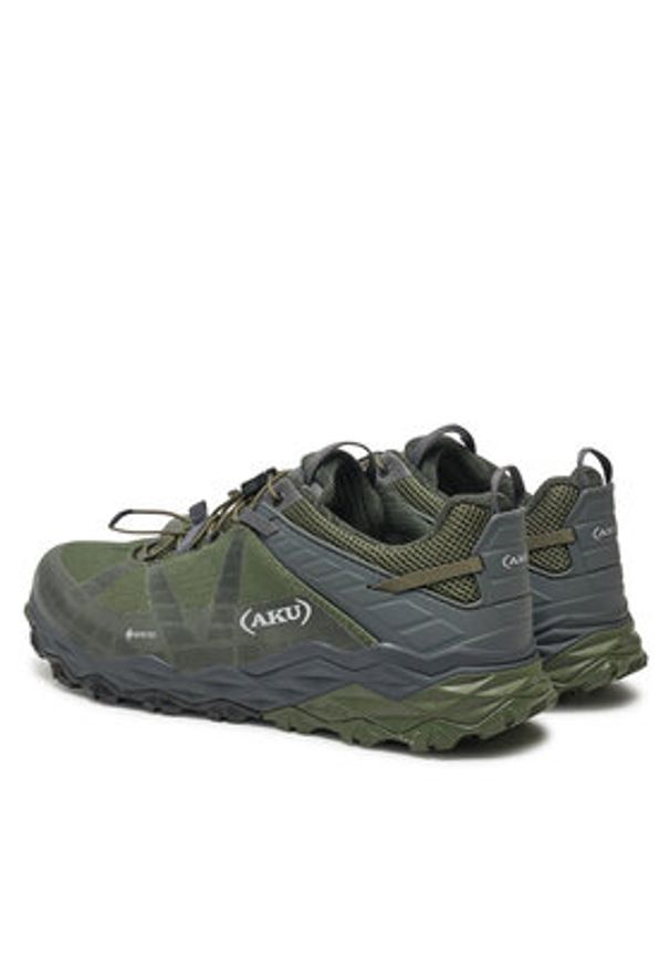 Aku Trekkingi Flyrock Gtx GORE-TEX 698 Zielony. Kolor: zielony. Materiał: materiał. Technologia: Gore-Tex. Sport: turystyka piesza