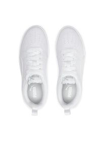 Puma Sneakersy Rickie Jr 384311 01 Biały. Kolor: biały. Materiał: skóra