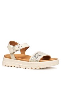 Geox Sandały D Xand 2.1S D65SZC 09B11 C1122 Écru. Materiał: skóra #4