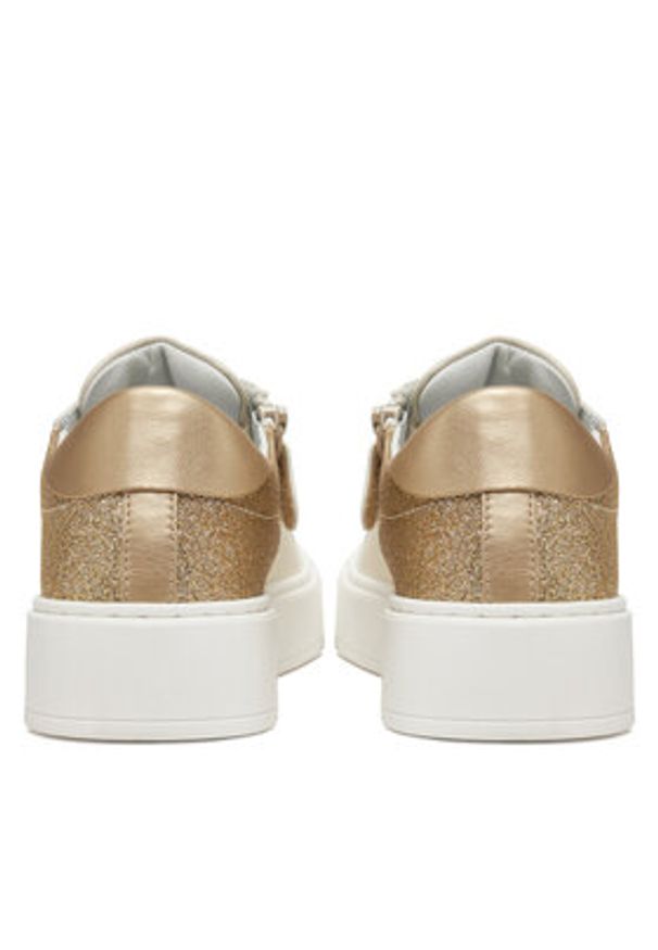 TOMMY HILFIGER - Tommy Hilfiger Sneakersy Low Cut Lace UP T4A9-33935-1281X024 Biały. Kolor: biały. Materiał: skóra