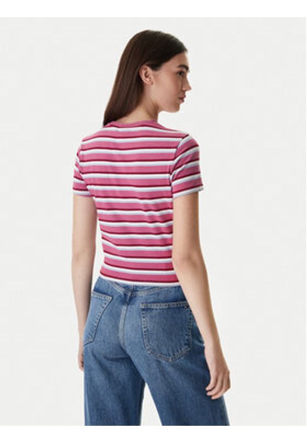 Guess T-Shirt W6RI41 J1314 Różowy Regular Fit. Kolor: różowy. Materiał: bawełna