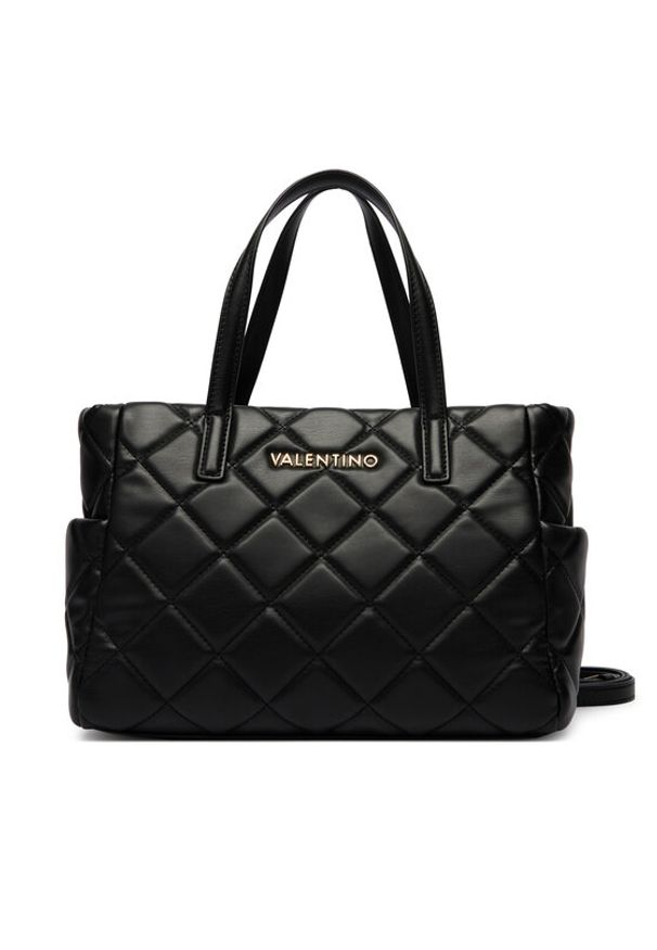 VALENTINO - Valentino Torebka Ocarina VBS3KK36R Czarny. Kolor: czarny. Materiał: skórzane