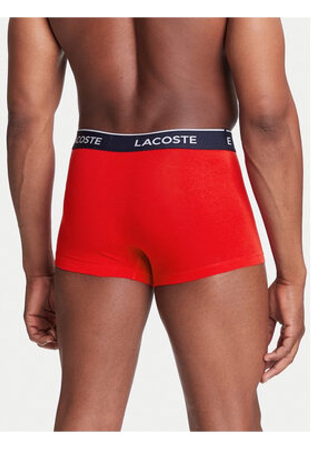 Lacoste Komplet bokserek 5H1300 Kolorowy. Materiał: bawełna. Wzór: kolorowy