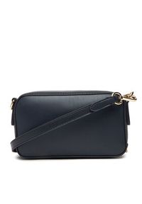 TOMMY HILFIGER - Tommy Hilfiger Torebka Th Icon AW0AW17680 Granatowy. Kolor: niebieski. Materiał: skórzane #3