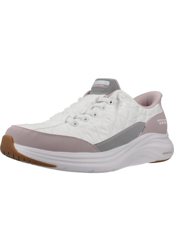 skechers - Tenisówki Skechers Model Slip-ins Vapor Foam Kolor Biały. Kolor: biały. Materiał: tkanina, syntetyk