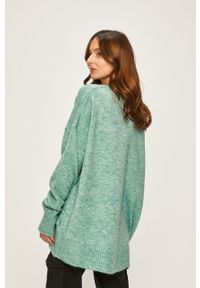 ANSWEAR - Answear - Sweter. Kolor: miętowy. Materiał: poliester, dzianina, akryl, elastan #4