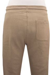 Miękkie i Wygodne Spodnie Dresowe - Pako Jeans - Beżowe. Kolor: brązowy, wielokolorowy, beżowy. Materiał: poliester, bawełna. Styl: sportowy #4