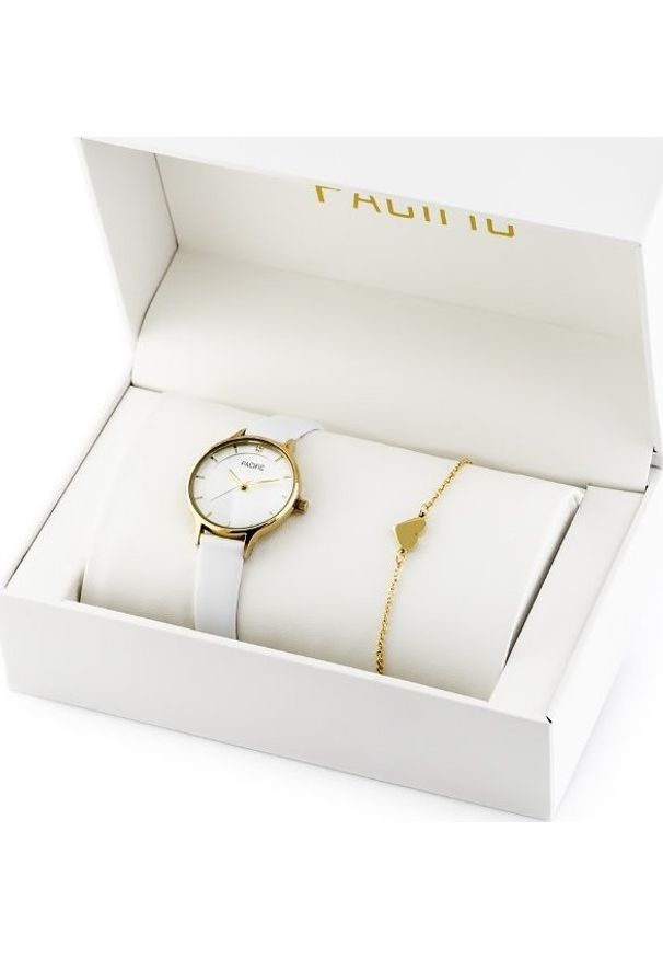 Zegarek Pacific ZEGAREK DAMSKI PACIFIC X6133 - KOMUNIA KOMPLET PREZENTOWY (ZY679A)