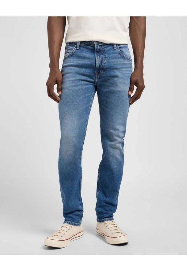 Lee - MESKIE SPODNIE LEE RIDER BLUE JAY 112371199