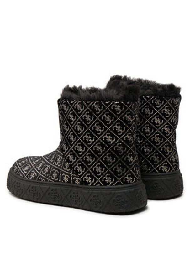 Guess Śniegowce Unitie FLFUTI FAM10 Czarny. Kolor: czarny. Materiał: materiał