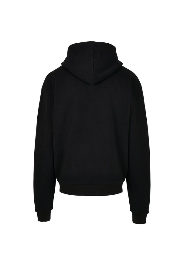 BUILD YOUR BRAND - Bawełniana Bluza Z Kapturem Dla Dorosłych Unisex Ultra Heavyweight Boxy Hoodie. Typ kołnierza: kaptur. Kolor: czarny. Materiał: bawełna