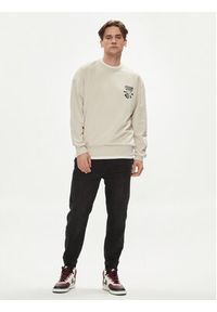 Jack & Jones Bluza Dirk 12249455 Beżowy Wide Fit. Kolor: beżowy. Materiał: syntetyk, bawełna