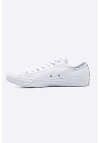 Converse - Tenisówki Chuck Taylor All Star. Nosek buta: okrągły. Zapięcie: sznurówki. Kolor: biały. Materiał: syntetyk, skóra, materiał. Szerokość cholewki: normalna #4