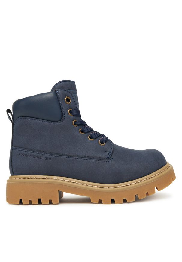 TOMMY HILFIGER - Trapery Tommy Hilfiger. Kolor: niebieski